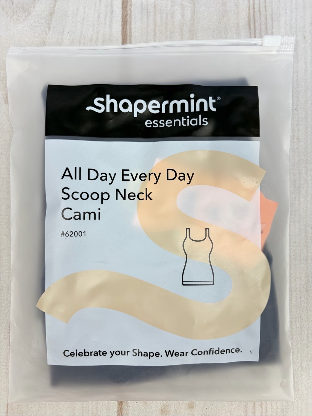 NWT Shapermint All Day Every Day Scoop Neck Cami Navy Sz M - Picture 12 of 16